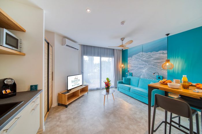 Résidence SANTA APOLONIA, location d'appartements meublés à saint-leu, île de la réunion
