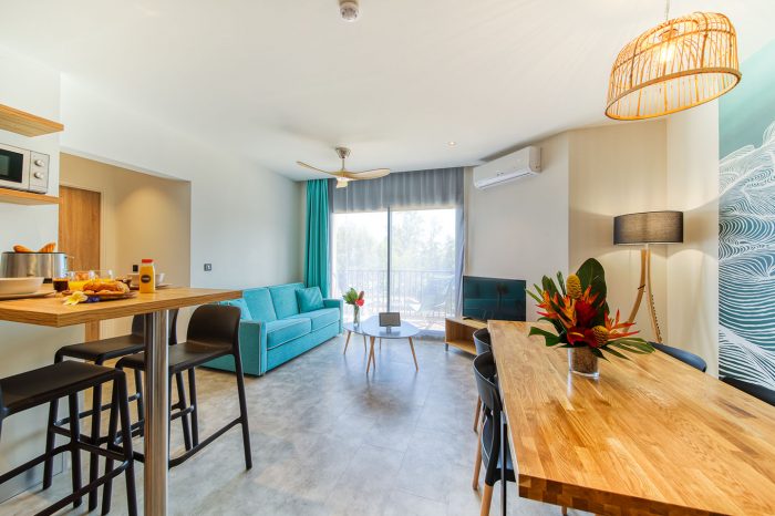 Résidence SANTA APOLONIA, location d'appartements meublés à saint-leu, île de la réunion