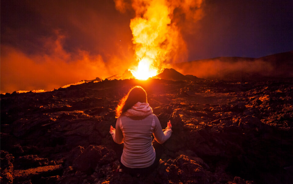 volcan piton de la fournaise